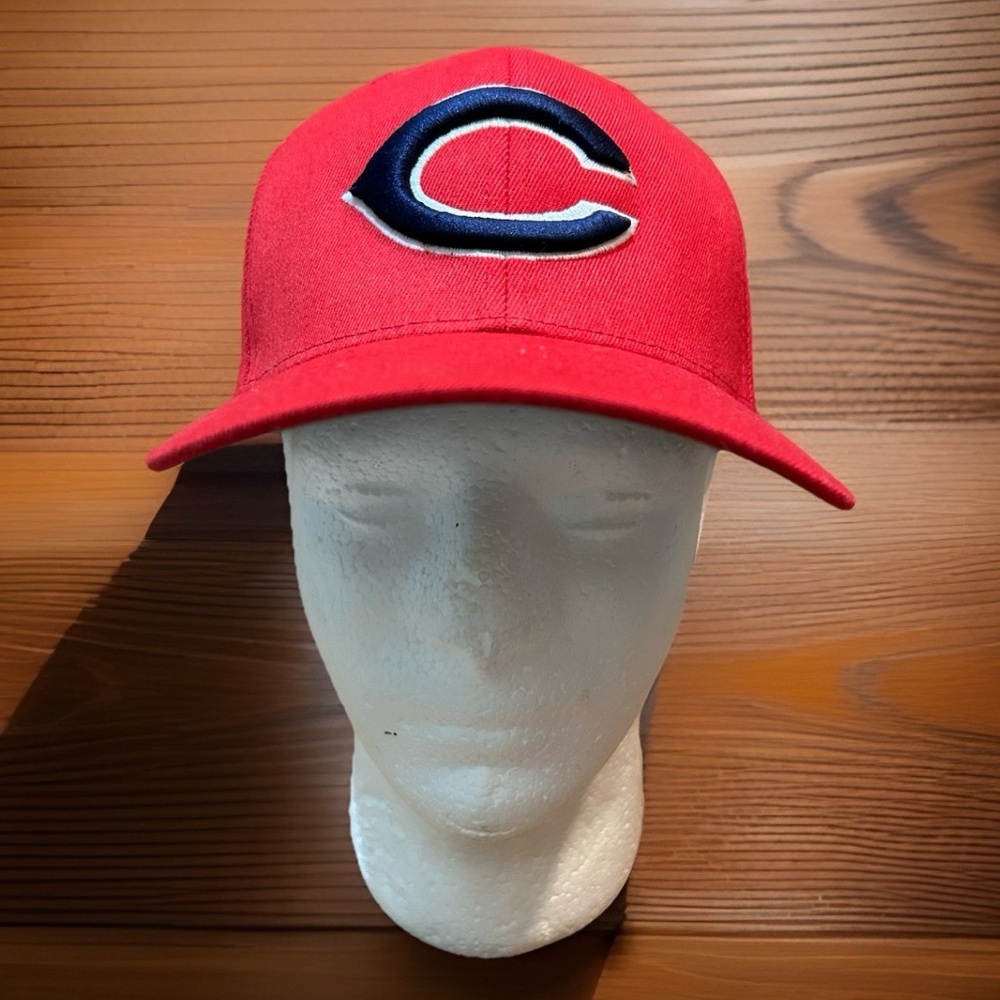 Cincinnati Reds Hat Cap Fitted Pacific Headwear Red Baseball MLB 801F S/M pro - Picture 1 of 6